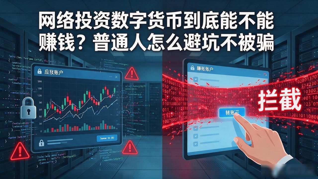 网络投资数字货币到底能不能赚钱？普通人怎么避坑不被骗