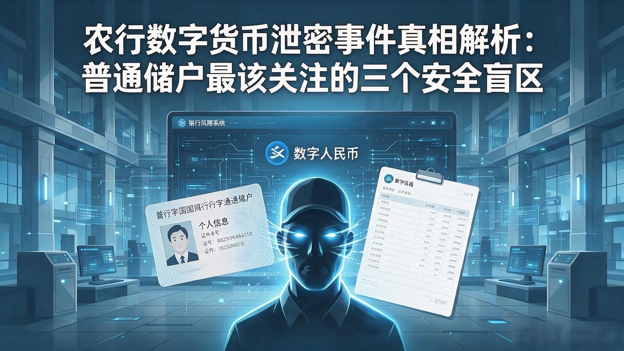 农行数字货币泄密事件真相解析：普通储户最该关注的三个安全盲区