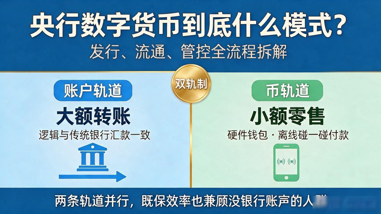 央行数字货币到底什么模式？发行、流通、管控全流程拆解