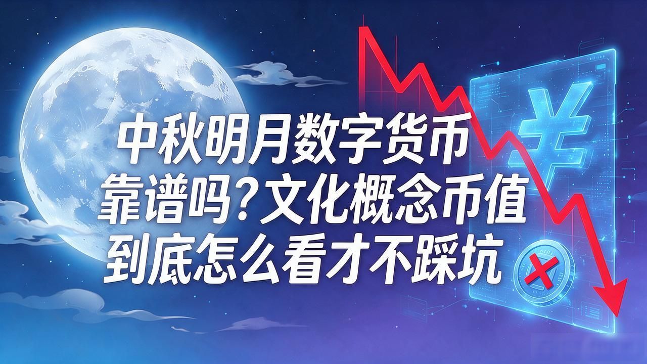 中秋明月数字货币靠谱吗？文化概念币值到底怎么看才不踩坑