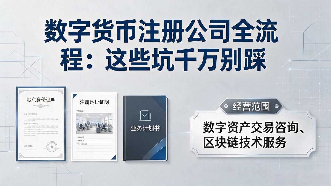 数字货币注册公司全流程：这些坑千万别踩