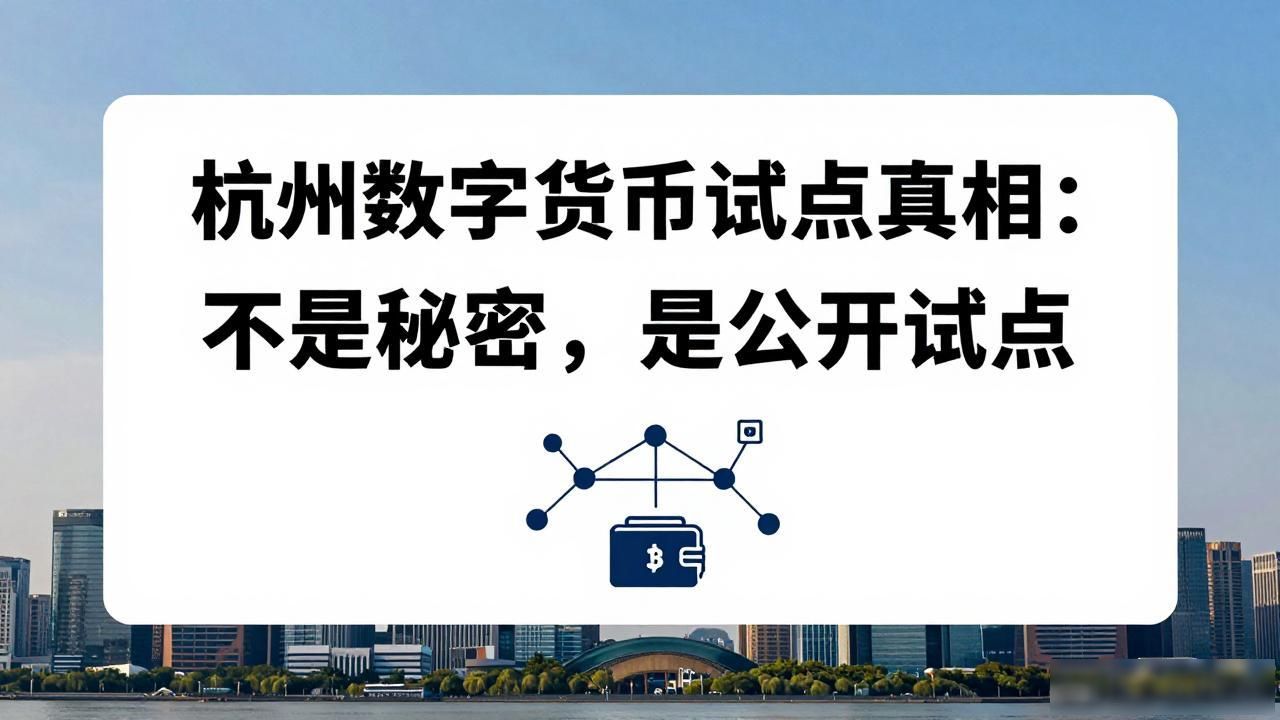 数字人民币应用场景_杭州数字人民币试点_杭州秘密运行数字货币