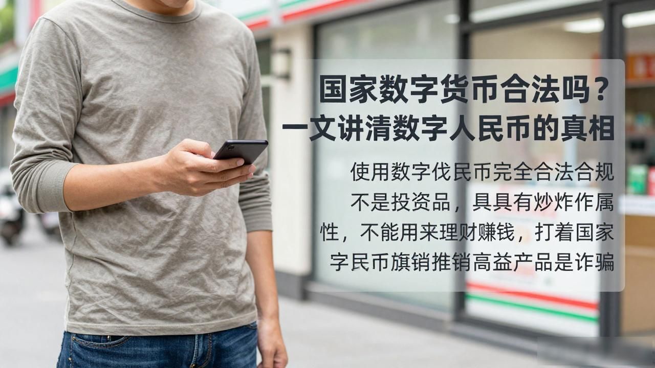 国家数字货币合法吗？一文讲清数字人民币的真相