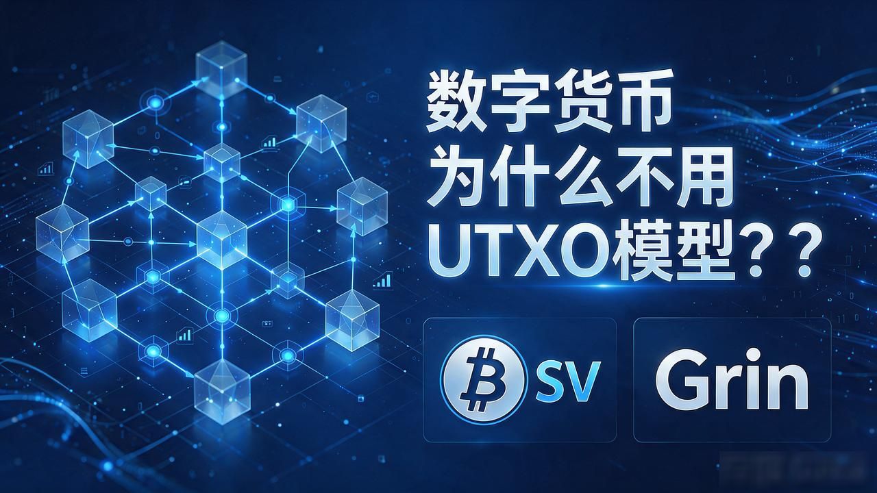 数字货币为什么不用UTXO模型？