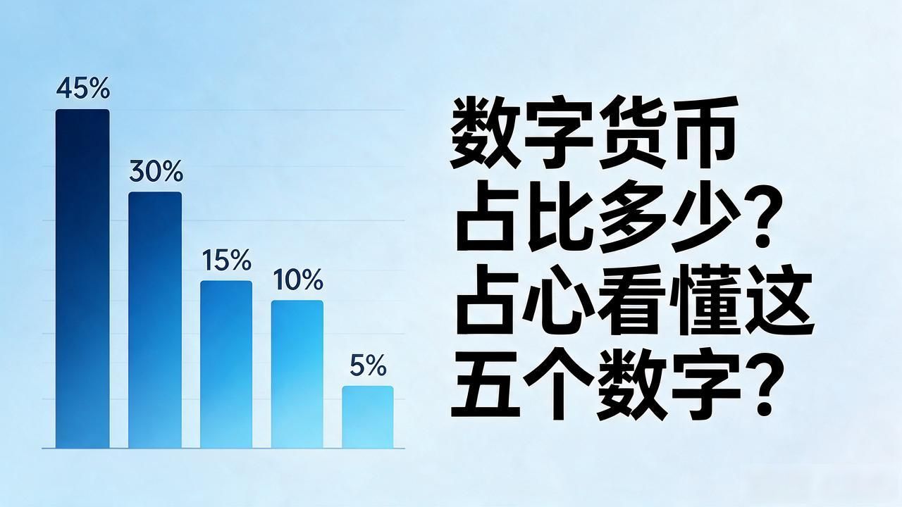 数字货币占比多少？看懂这五个数字