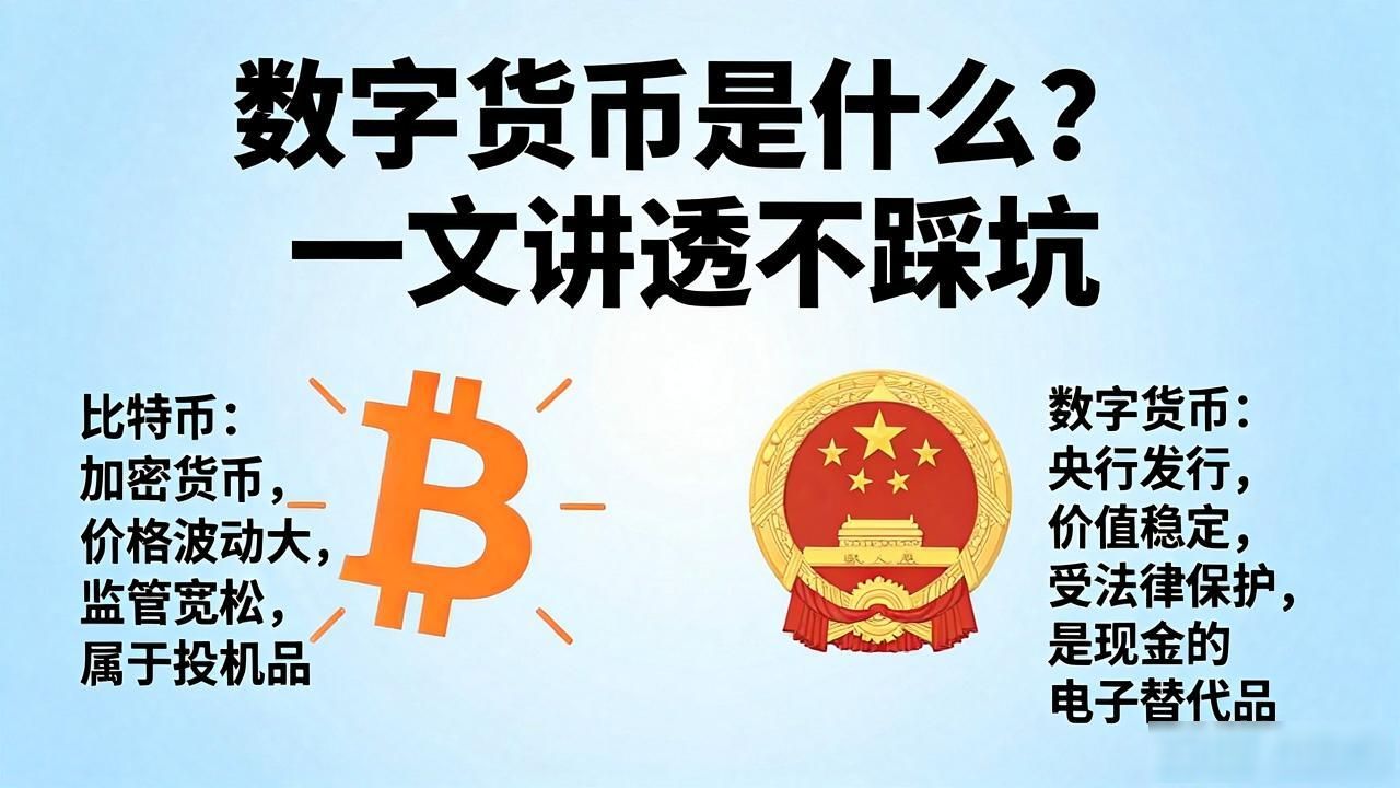 数字货币的基础概念及与比特币的区别_数字货币咋解释_央行发行的法定数字货币和支付工具的差异