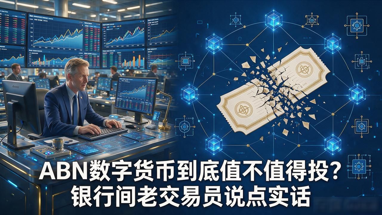 ABN数字货币到底值不值得投？银行间老交易员说点实话