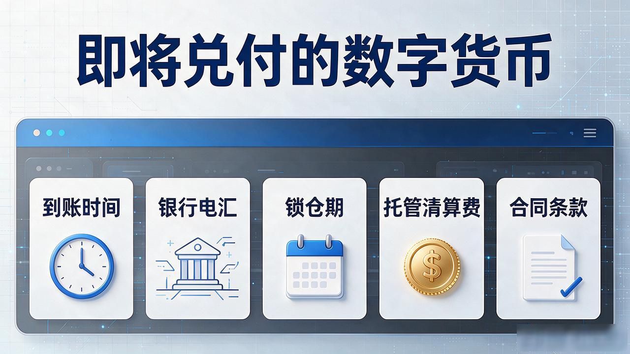 即将兑付的数字货币，兑付前这几步别搞错