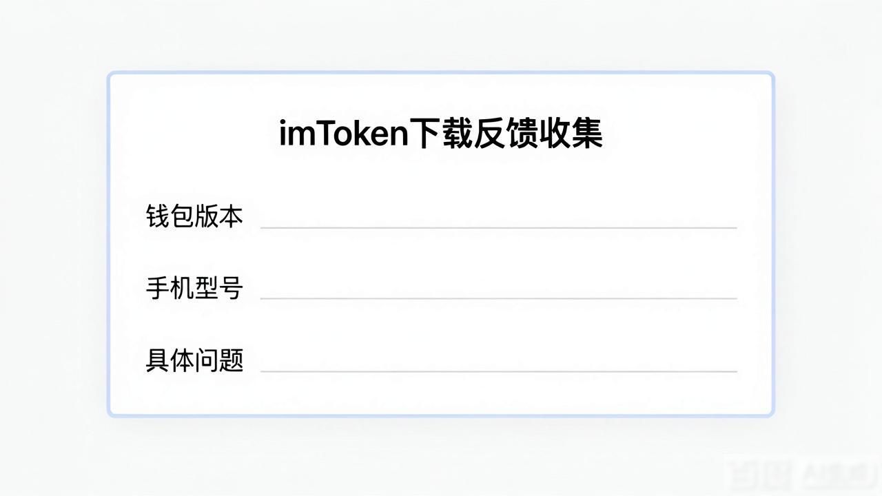 imToken下载时客户反馈怎么收集