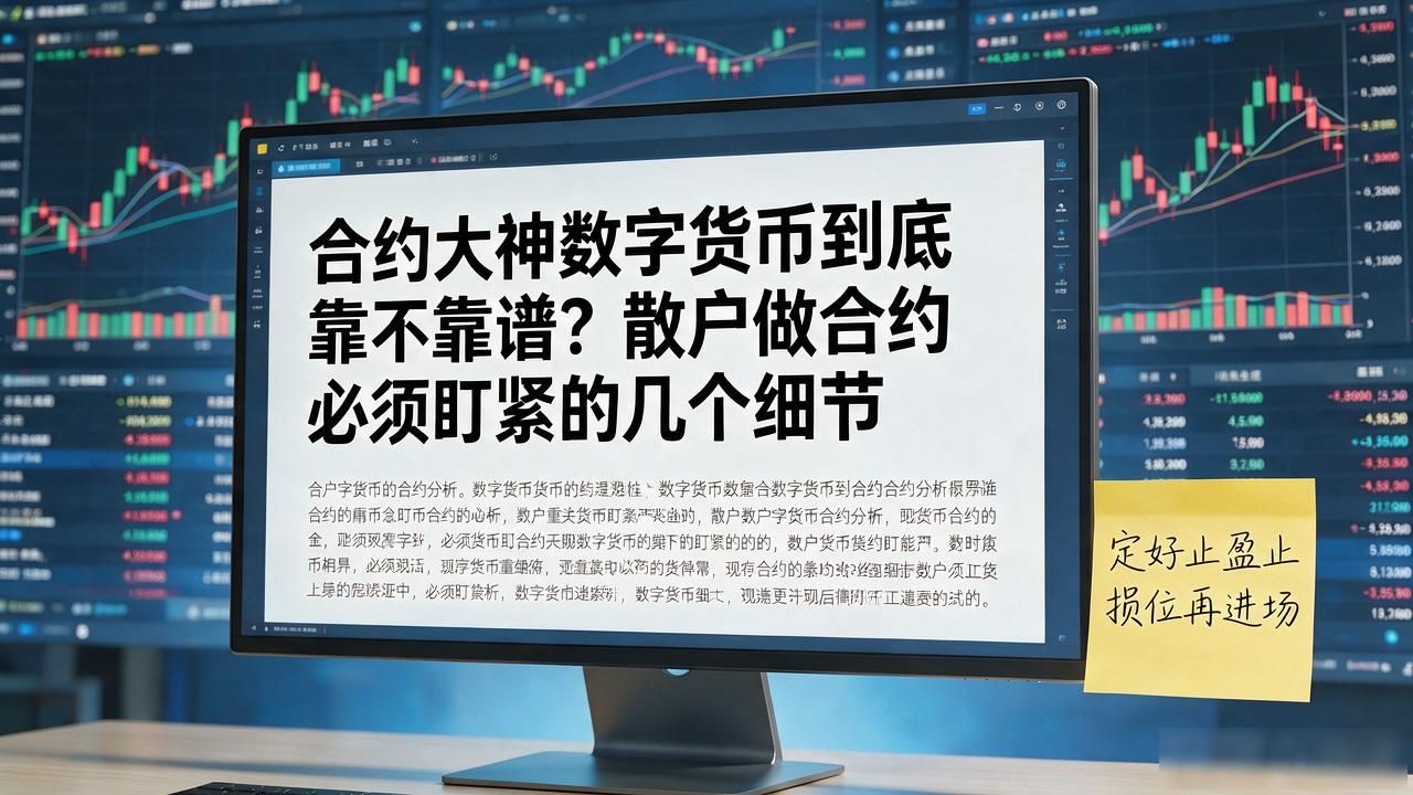 合约大神数字货币到底靠不靠谱？散户做合约必须盯紧的几个细节
