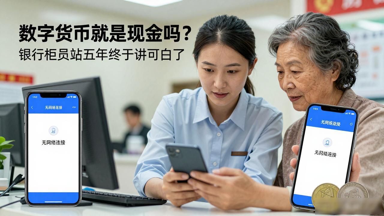 数字货币就是现金吗？银行柜员站五年终于讲明白了