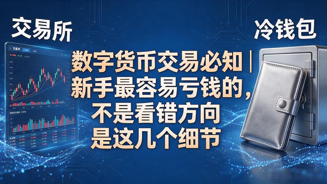 数字货币交易必知｜新手最容易亏钱的，不是看错方向是这几个细节