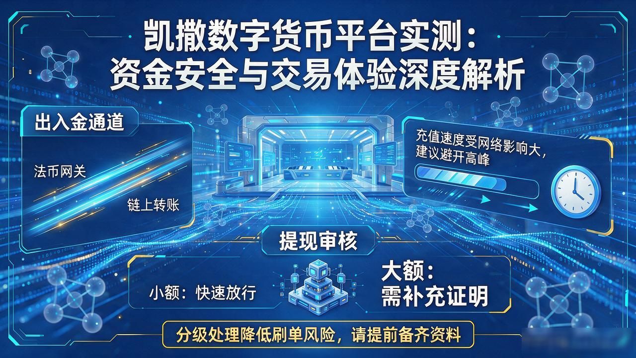 凯撒数字货币交易平台实测：资金安全与交易体验深度解析