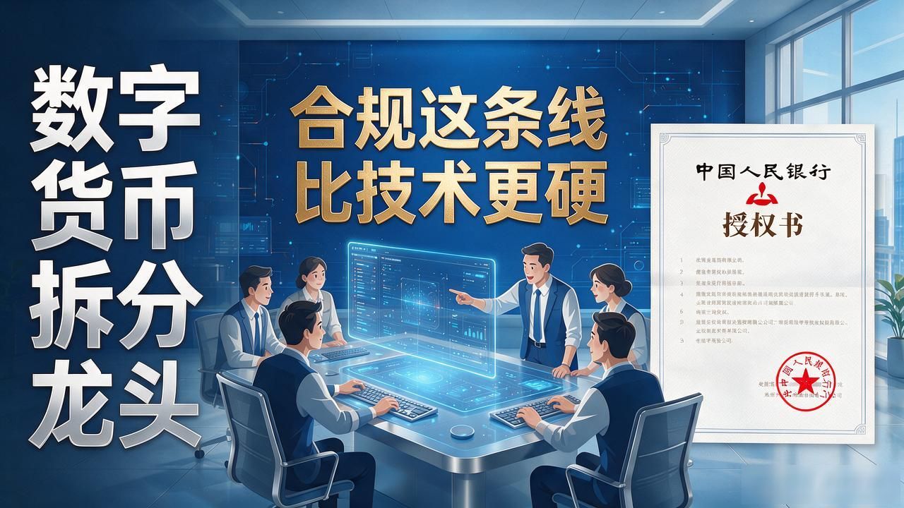 挑数字货币拆分龙头别被广告带偏，真正该盯的是这几个硬指标