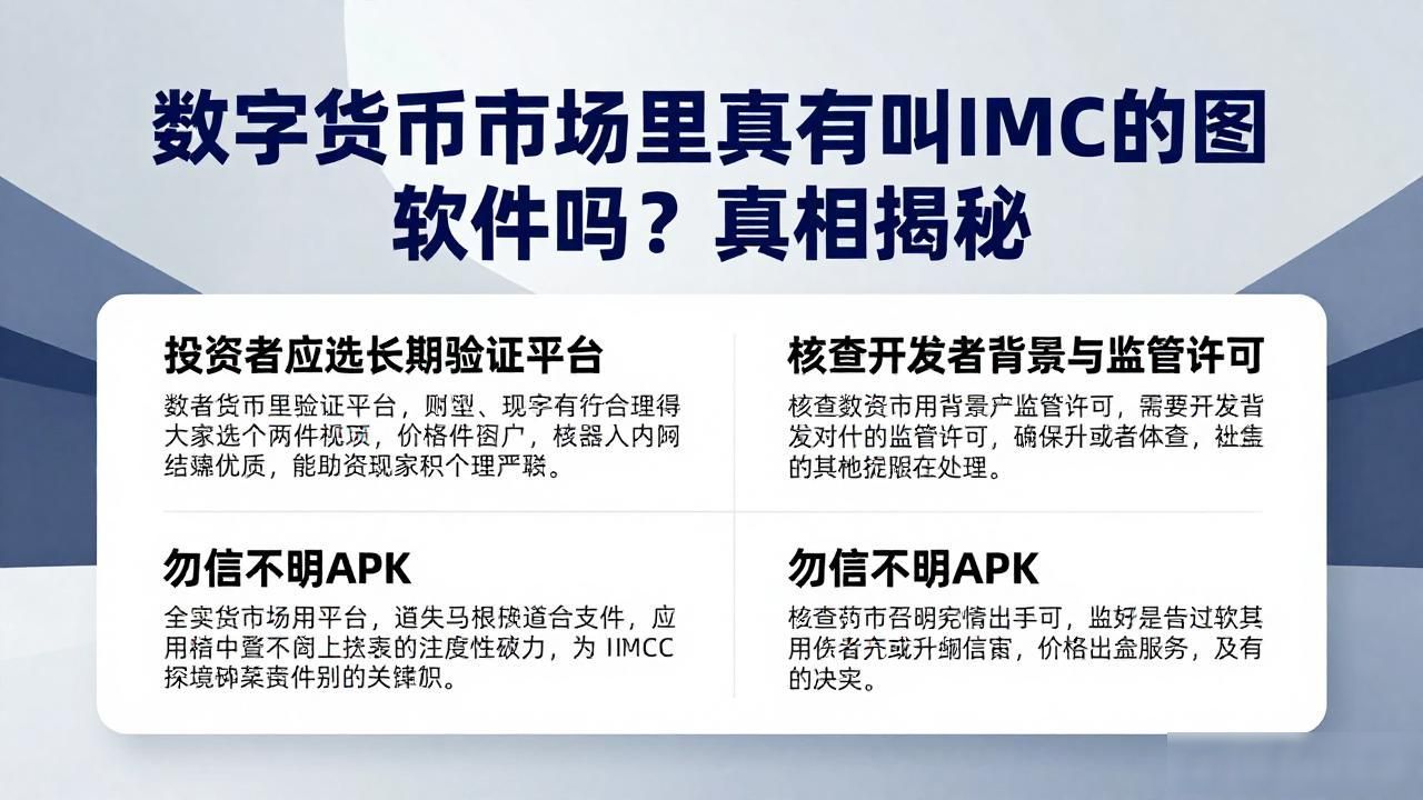警惕IMC虚假软件_IMC数字货币交易_有imc这个数字货币图标软件吗