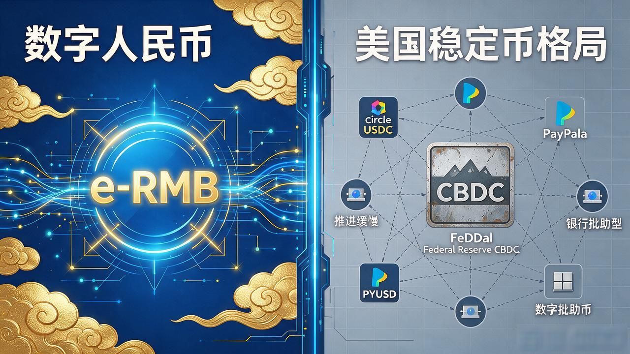 中国首美数字货币差距真有这么大？数字人民币和稳定币掰开说