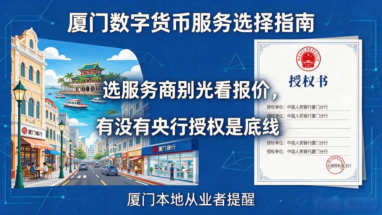 厦门数字货币服务怎么选不踩坑？本地从业者跟你唠几句实在话