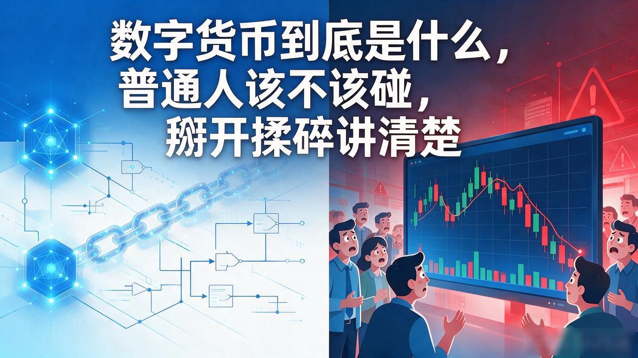 数字货币到底是什么，普通人该不该碰，掰开揉碎讲清楚